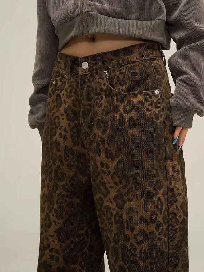 Leopard Print Jeans | Official